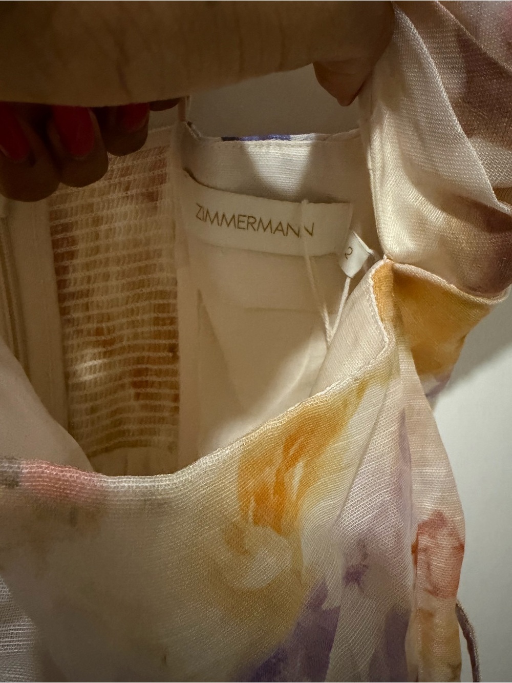 Zimmermann Crush twist front mini dress - Picture 5 of 8
